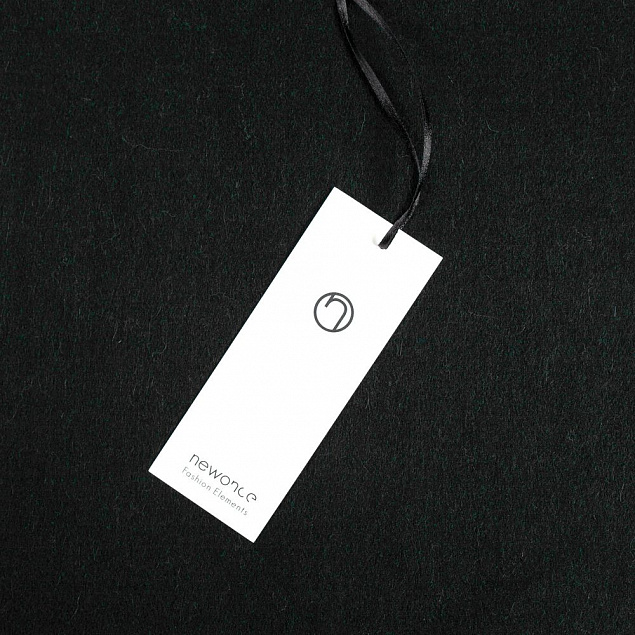 Шарф Noble, черный с логотипом  заказать по выгодной цене в кибермаркете AvroraStore