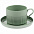 Чайная пара Pastello Moderno, зеленая с логотипом  заказать по выгодной цене в кибермаркете AvroraStore