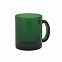 Кружка стеклянная зеленая с логотипом  заказать по выгодной цене в кибермаркете AvroraStore