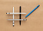 Металлическая ручка-стилус Slim, серый с логотипом  заказать по выгодной цене в кибермаркете AvroraStore