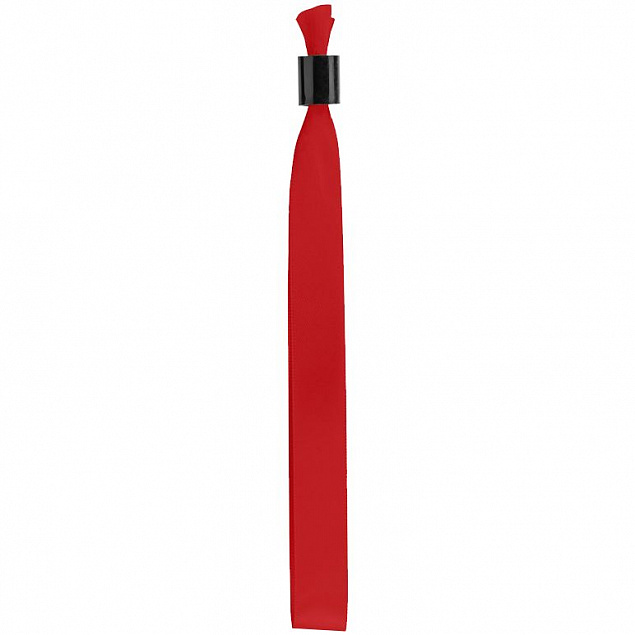 Несъемный браслет Seccur, красный с логотипом  заказать по выгодной цене в кибермаркете AvroraStore