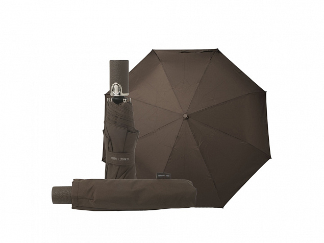 Зонт складной Hamilton с логотипом  заказать по выгодной цене в кибермаркете AvroraStore