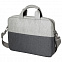 Конференц-сумка BEAM NOTE, серый/темно-серый, 39х30х6.5 см, ткань верха:100% полиамид, под-д:100%пол с логотипом  заказать по выгодной цене в кибермаркете AvroraStore