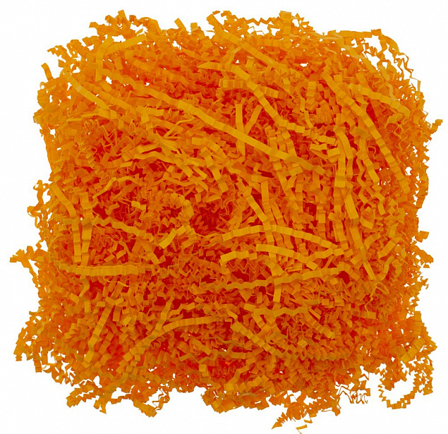 Бумажный наполнитель Chip, оранжевый неон с логотипом  заказать по выгодной цене в кибермаркете AvroraStore
