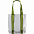 Шоппер Clear Fest, прозрачный серый с зелеными ручками с логотипом  заказать по выгодной цене в кибермаркете AvroraStore