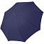 Зонт-трость Fiber Flex, темно-синий с логотипом  заказать по выгодной цене в кибермаркете AvroraStore