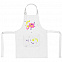 Фартук детский «Пятно Maker», белый с логотипом  заказать по выгодной цене в кибермаркете AvroraStore