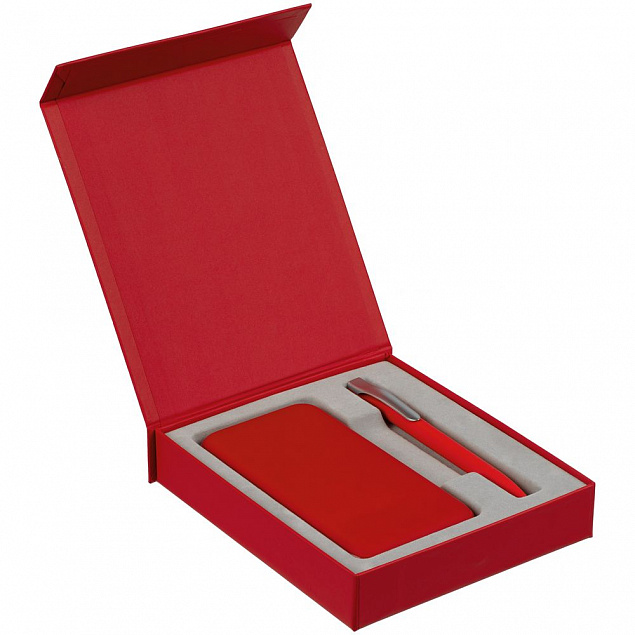Коробка Rapture для аккумулятора 10000 мАч и ручки, красная с логотипом  заказать по выгодной цене в кибермаркете AvroraStore