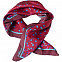 Платок Tourbillon Silk, бордовый с логотипом  заказать по выгодной цене в кибермаркете AvroraStore