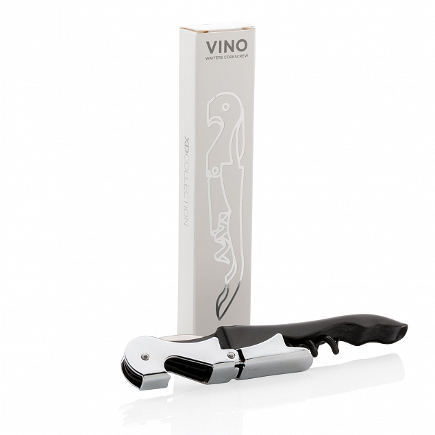 Штопор сомелье Vino с логотипом  заказать по выгодной цене в кибермаркете AvroraStore