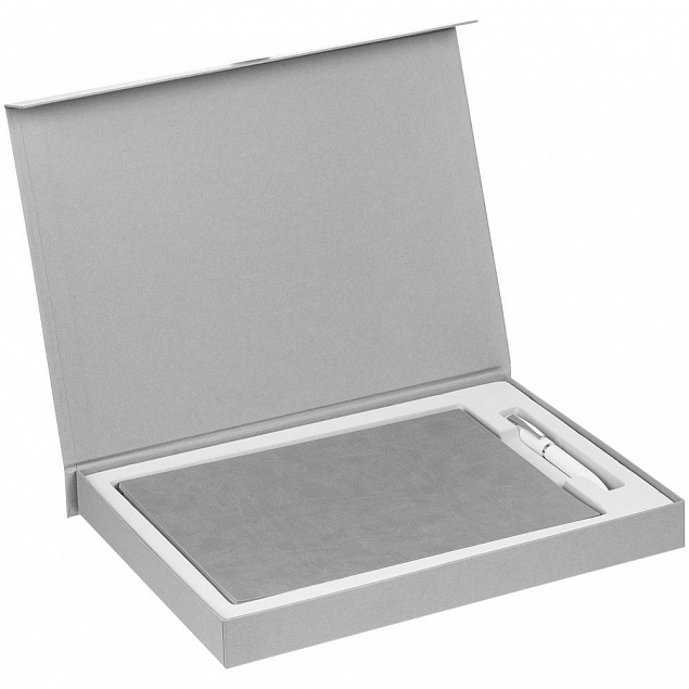 Набор Flat Maxi, серый с логотипом  заказать по выгодной цене в кибермаркете AvroraStore