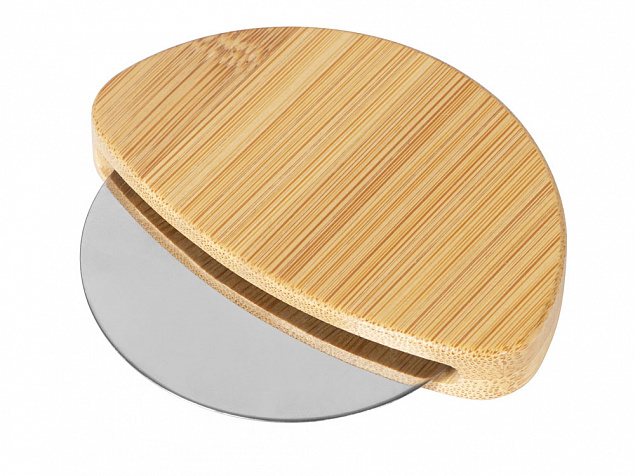 Нож для пиццы «Bamboo collection» с логотипом  заказать по выгодной цене в кибермаркете AvroraStore
