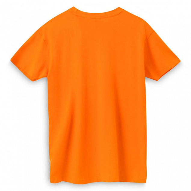 Футболка IMPERIAL 190, оранжевая с логотипом  заказать по выгодной цене в кибермаркете AvroraStore