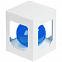 Елочный шар Gala Night в коробке, синий, 6 см с логотипом  заказать по выгодной цене в кибермаркете AvroraStore