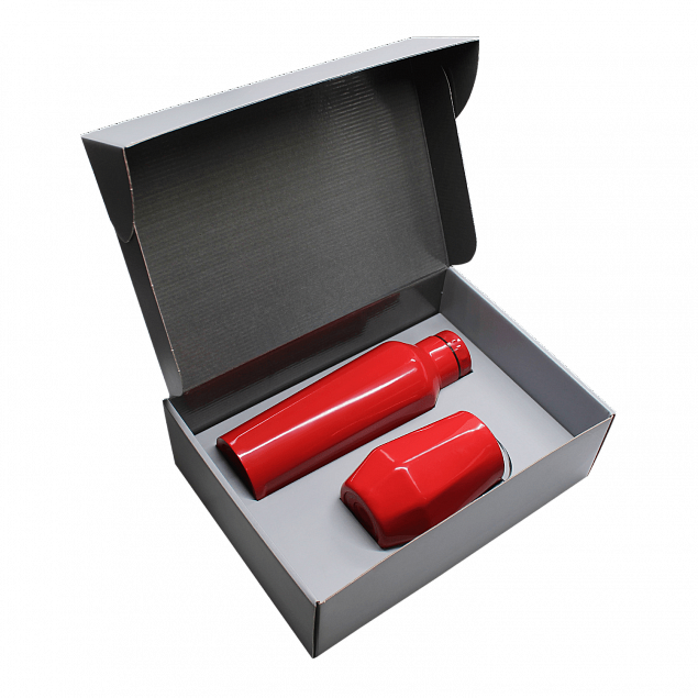 Набор Edge Box E grey (красный) с логотипом  заказать по выгодной цене в кибермаркете AvroraStore