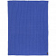 Плед Auray, ярко-синий с логотипом  заказать по выгодной цене в кибермаркете AvroraStore