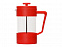 Пластиковый френч-пресс Intense, 600мл, красный с логотипом  заказать по выгодной цене в кибермаркете AvroraStore