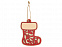 Подвеска деревянная Новогодний валенок с логотипом  заказать по выгодной цене в кибермаркете AvroraStore