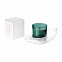 Ароматическая свеча, Emerald, зеленая с логотипом  заказать по выгодной цене в кибермаркете AvroraStore