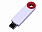 USB 3.0- флешка промо на 128 Гб прямоугольной формы, выдвижной механизм с логотипом  заказать по выгодной цене в кибермаркете AvroraStore