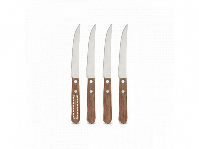 Набор из 4 ножей «CREARY» с логотипом  заказать по выгодной цене в кибермаркете AvroraStore