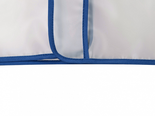 Дождевик Providence, прозрачный/синий с чехлом с логотипом  заказать по выгодной цене в кибермаркете AvroraStore