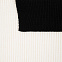 Шарф Snappy, белый с черным с логотипом  заказать по выгодной цене в кибермаркете AvroraStore