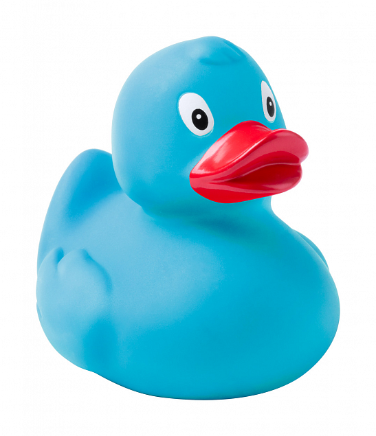 Резиновая утка,синий с логотипом  заказать по выгодной цене в кибермаркете AvroraStore