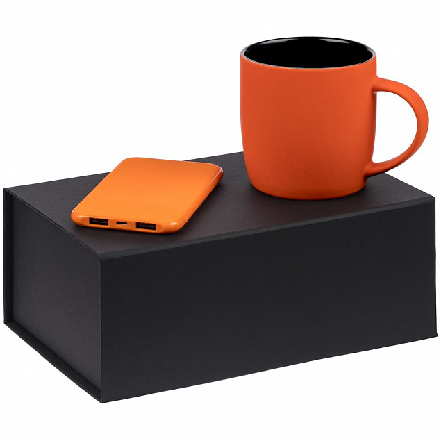 Набор Impression, оранжевый с логотипом  заказать по выгодной цене в кибермаркете AvroraStore
