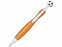 Ручка пластиковая шариковая «Naples football» с логотипом  заказать по выгодной цене в кибермаркете AvroraStore