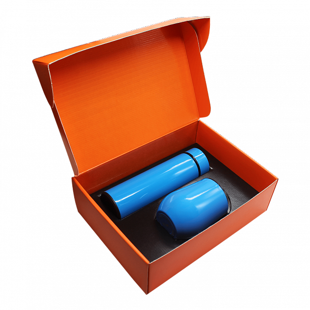 Набор Hot Box C B, голубой с логотипом  заказать по выгодной цене в кибермаркете AvroraStore