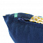 Чехол на подушку Lazy flower, квадратный, темно-синий с логотипом  заказать по выгодной цене в кибермаркете AvroraStore