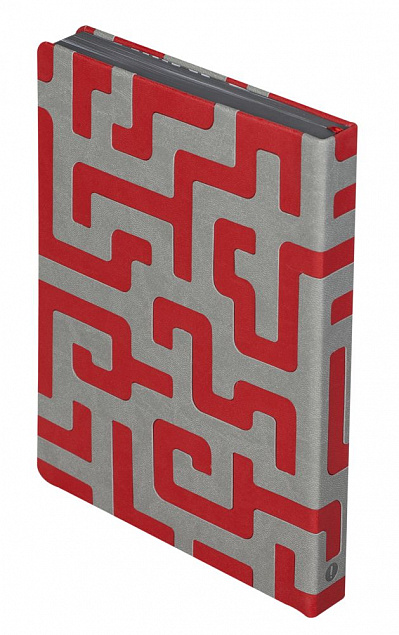 Ежедневник Labyrinth, недатированный, красный с логотипом  заказать по выгодной цене в кибермаркете AvroraStore