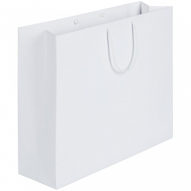 Пакет Ample L, белый с логотипом  заказать по выгодной цене в кибермаркете AvroraStore