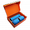 Набор Hot Box C2 (софт-тач) G, голубой с логотипом  заказать по выгодной цене в кибермаркете AvroraStore