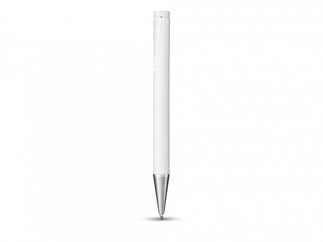 Ручка шариковая Carve, белый с логотипом  заказать по выгодной цене в кибермаркете AvroraStore