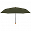 Зонт складной Nature Mini, зеленый с логотипом  заказать по выгодной цене в кибермаркете AvroraStore