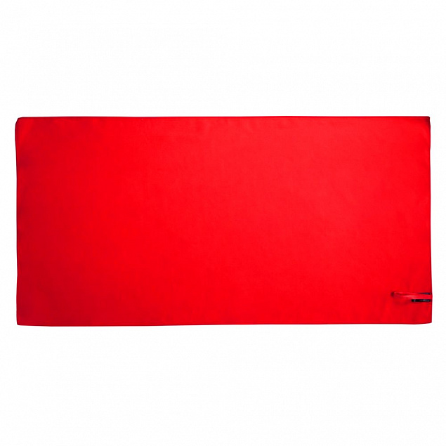 Спортивное полотенце Atoll Medium, красное с логотипом  заказать по выгодной цене в кибермаркете AvroraStore