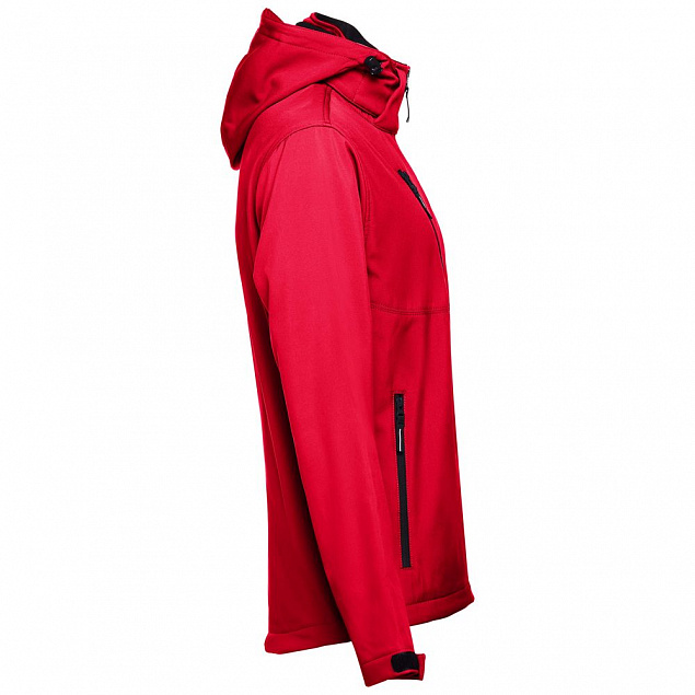 Куртка софтшелл мужская Zagreb, красная с логотипом  заказать по выгодной цене в кибермаркете AvroraStore