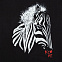Майка женская «Арт-рокстар. Kiss Me», черная с логотипом  заказать по выгодной цене в кибермаркете AvroraStore