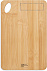 Большая бамбуковая разделочная с логотипом  заказать по выгодной цене в кибермаркете AvroraStore