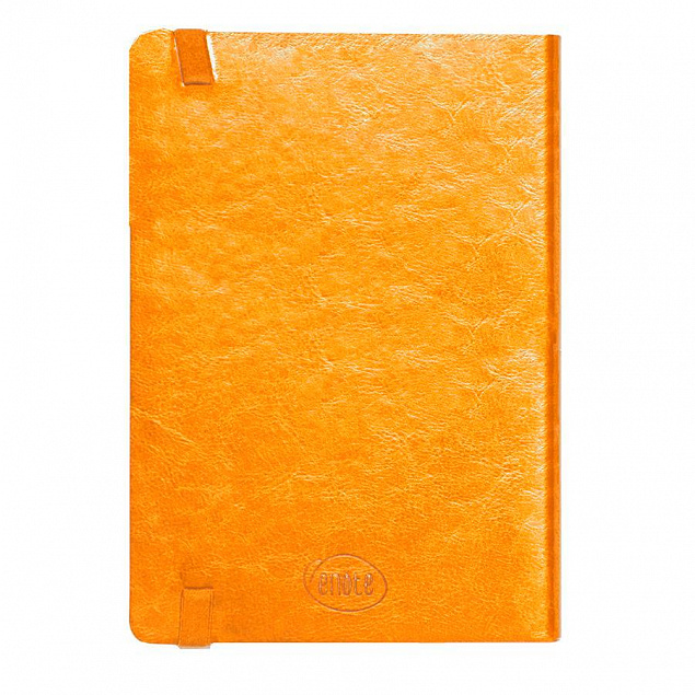 Ежедневник недатированный Boomer, А5,  оранжевый, кремовый блок, без обреза с логотипом  заказать по выгодной цене в кибермаркете AvroraStore