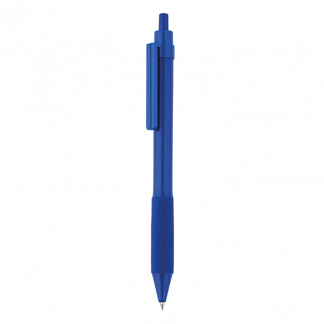 Ручка X2, темно-синий с логотипом  заказать по выгодной цене в кибермаркете AvroraStore