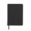 Ежедневник недатированный Duncan, А5,  черный, белый блок с логотипом  заказать по выгодной цене в кибермаркете AvroraStore