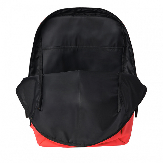 Рюкзак "Go", красный, 41 х 29 х15,5 см, 100% полиуретан с логотипом  заказать по выгодной цене в кибермаркете AvroraStore