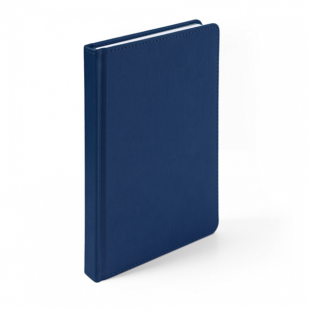 Ежедневник недатированный Anderson, А5,  темно-синий, белый блок с логотипом  заказать по выгодной цене в кибермаркете AvroraStore
