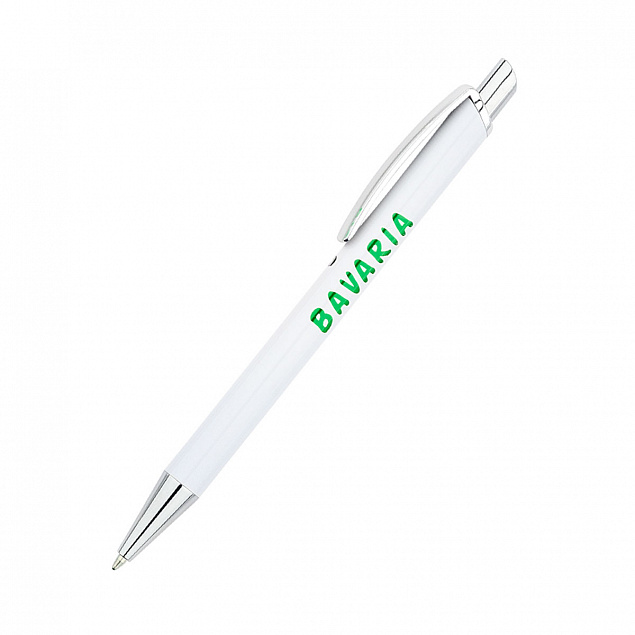 Ручка металлическая Bright - Зеленый FF с логотипом  заказать по выгодной цене в кибермаркете AvroraStore