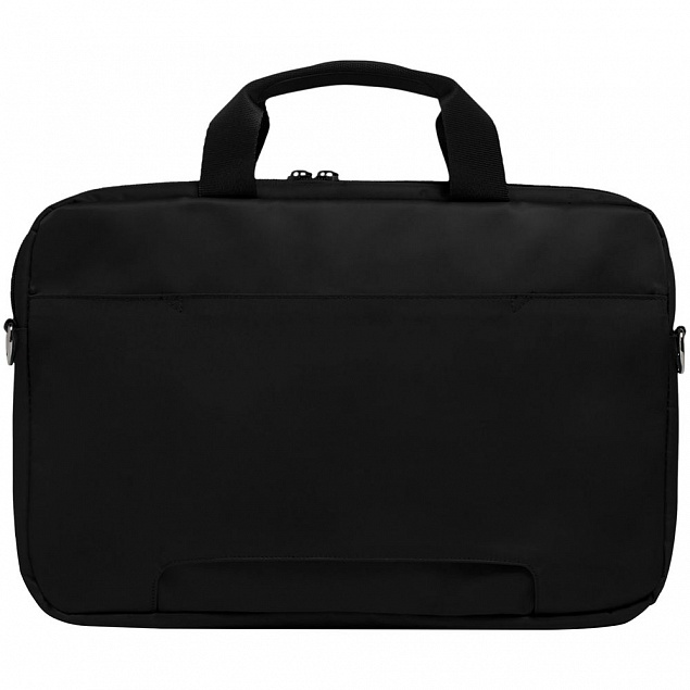 Сумка для ноутбука Plume Business, черная с логотипом  заказать по выгодной цене в кибермаркете AvroraStore