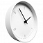 Часы настенные Lite, белые с логотипом  заказать по выгодной цене в кибермаркете AvroraStore