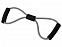 Эспандер в форме 8, серый/черный с логотипом  заказать по выгодной цене в кибермаркете AvroraStore